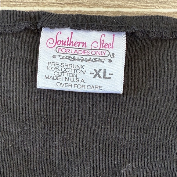 Black Lace-Up T-Shirt bikeWeek 2003 - Picture 3 of 4